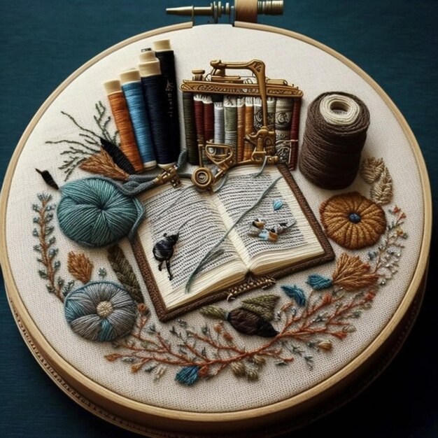 súprava na vyšívanie v retro štýle